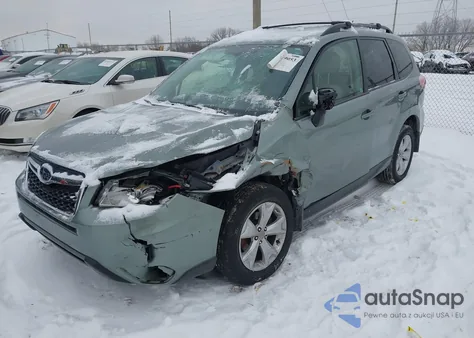 2015 Subaru Forester 2.5I Premium from USA, damaged, VIN JF2SJADC2FH840759
